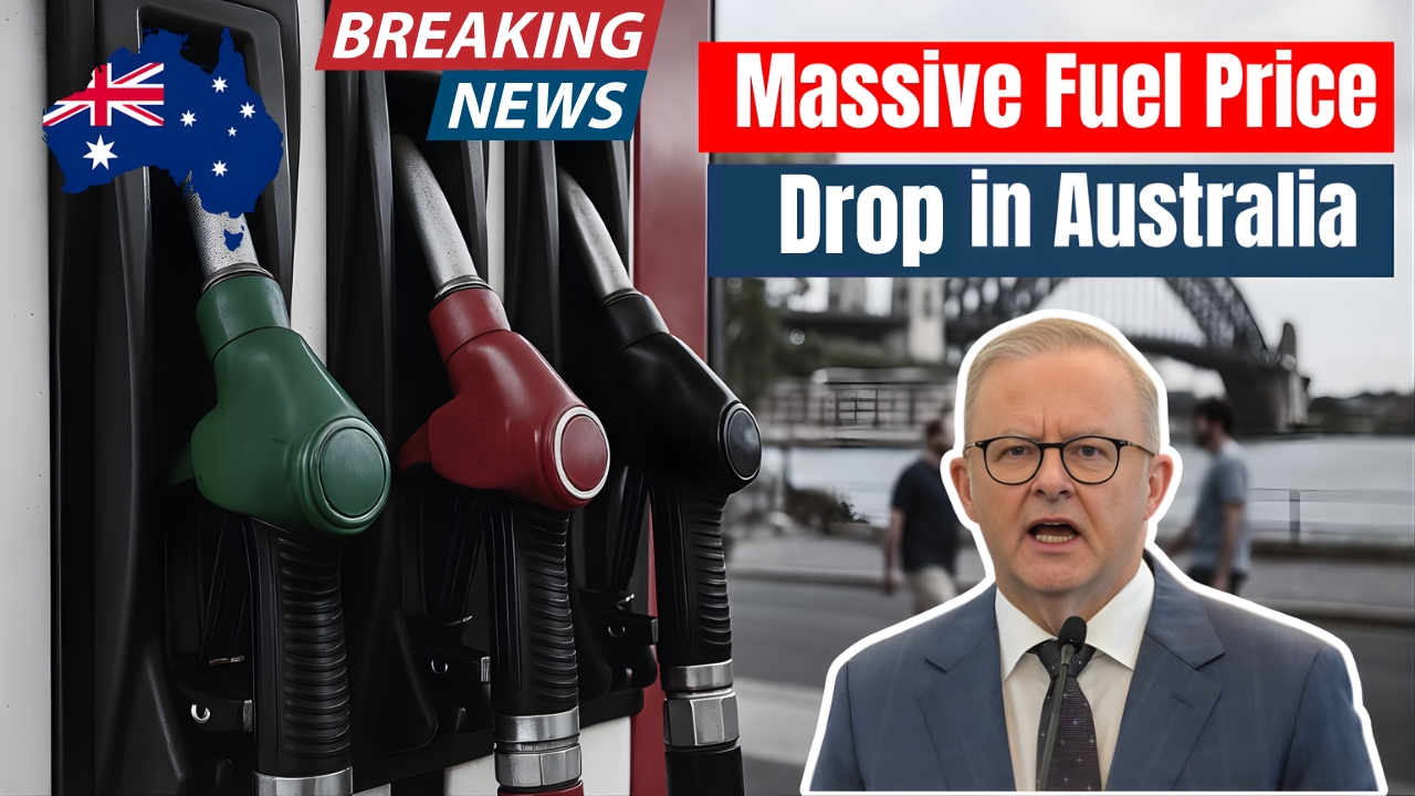 Australia Fuel Price Drop 2025 – Petrol and Diesel May Fall by $0.20–$0.50 Nationwide