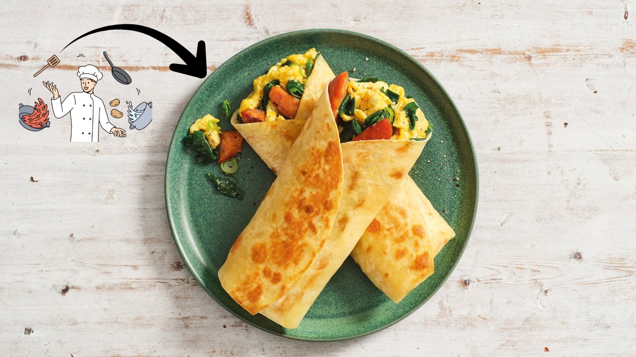 Omelette Wrap – A Portable, Protein-Packed Breakfast Made Fresh in Cafés