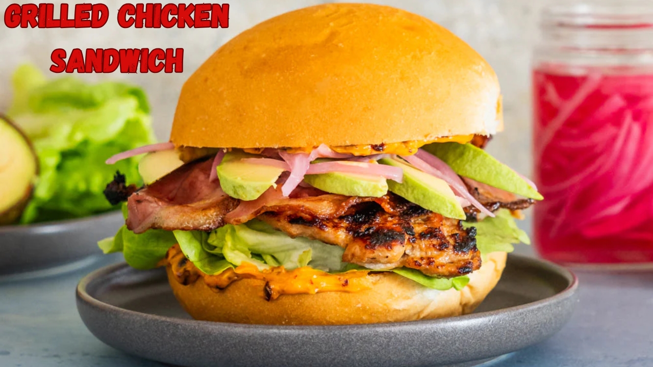 Grilled Chicken Sandwich – A Café Staple Combining Flavor, Freshness, and Crunch