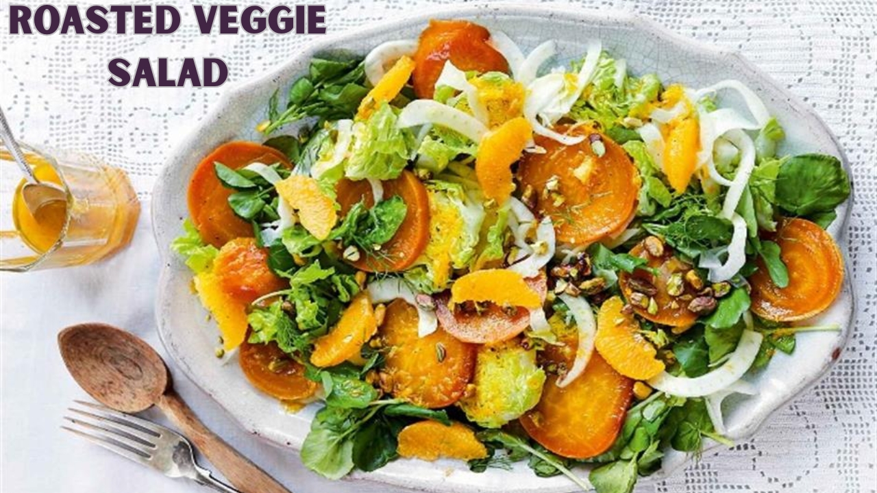 Roasted Veggie Salad – A Warm Café Option Perfect for Autumn Lunch Hours