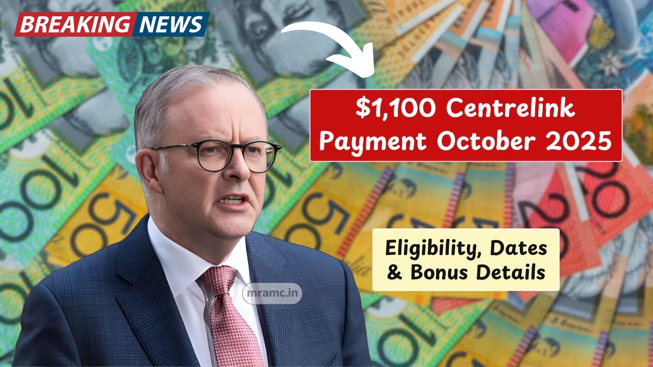 October 2025 Centrelink Boost: $1,100 Payment Dates and Eligibility Explained