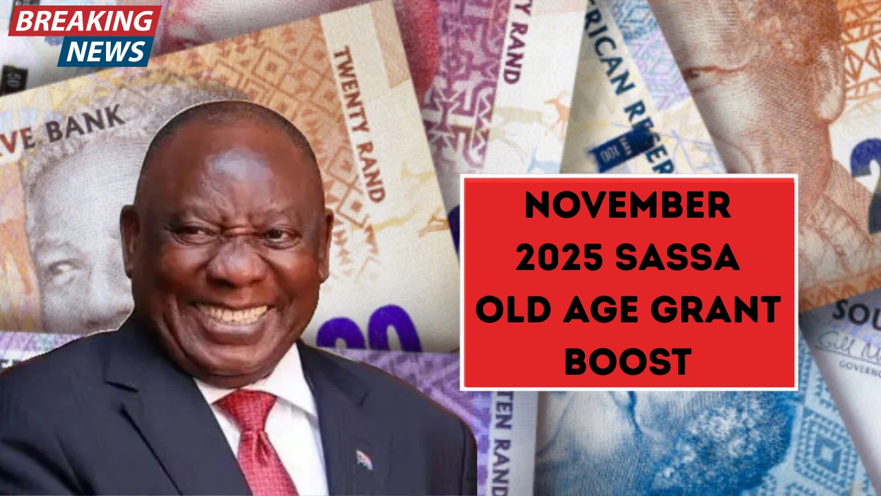November 2025 SASSA Old Age Grant Boost – Double Payment Details and Eligibility Explained