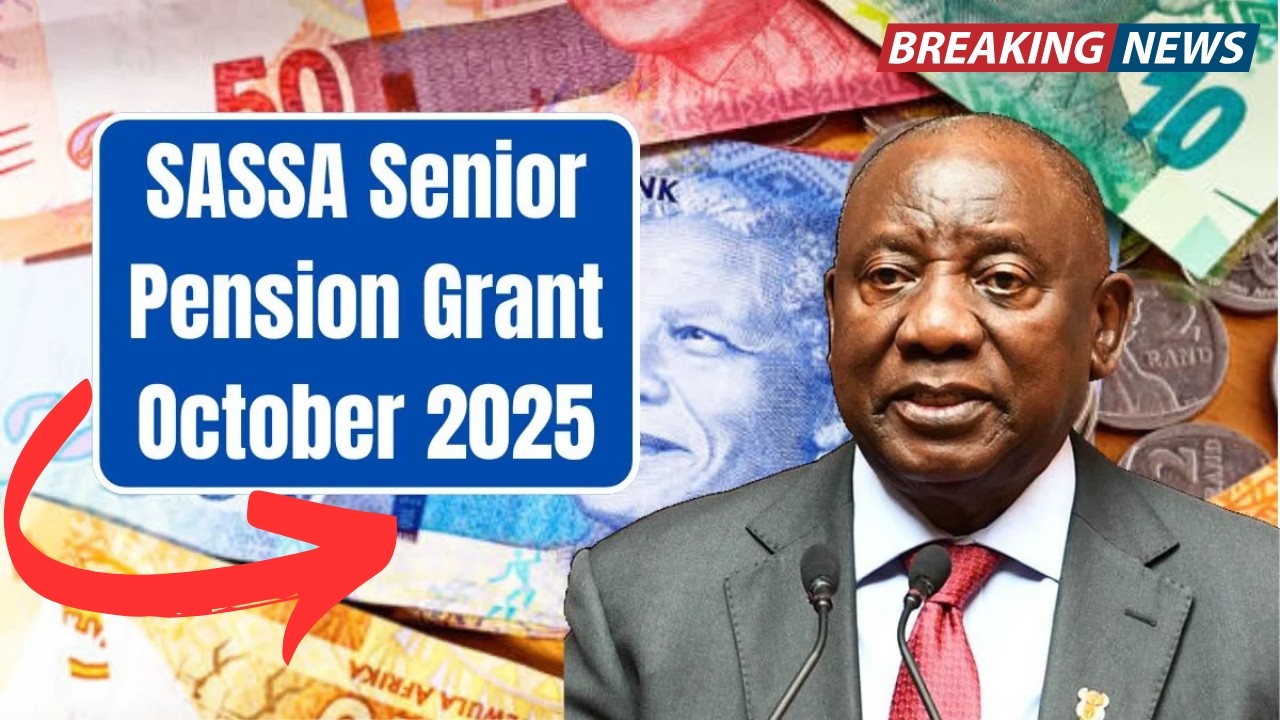 SASSA Senior Pension Payments for October 2025 – Check the Full Schedule Here