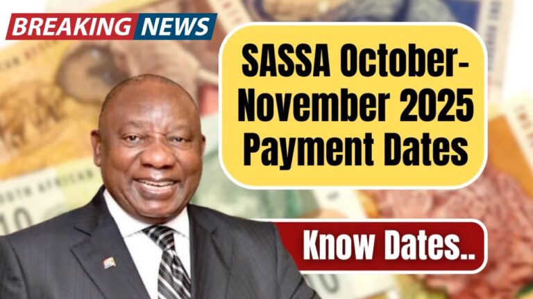 SASSA SRD Payment Dates & Amounts for October 2025 – Full Updated Schedule